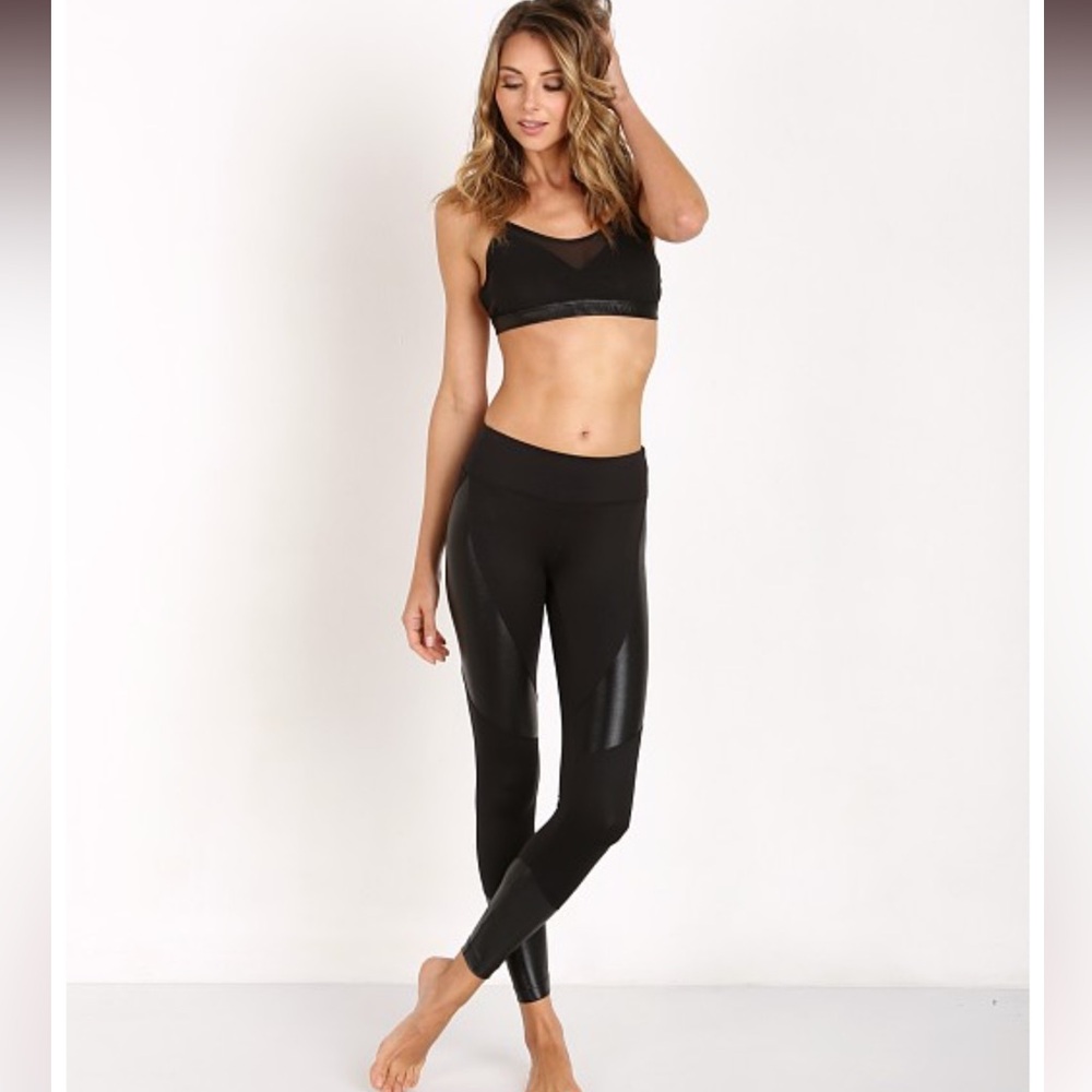 Koral Women's Forge Mid-Rise Leggings Black NWT Size Small‎